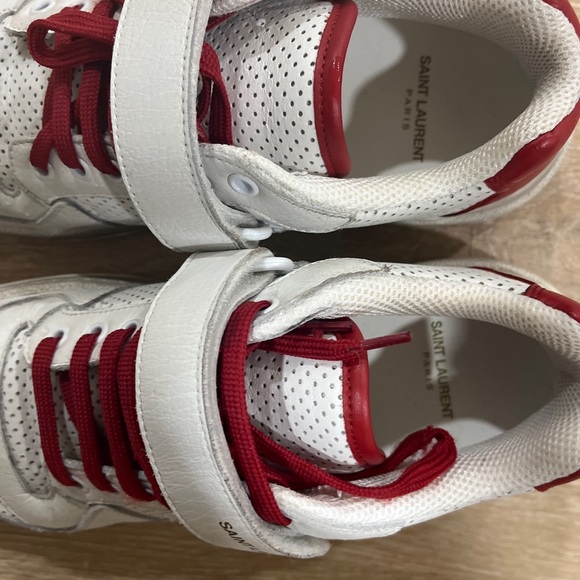 Saint laurent SL-24 red and white sneaker - Picture 8 of 8